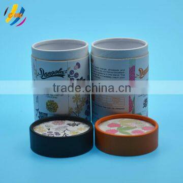 Custom cardboard paper tube packaging for food