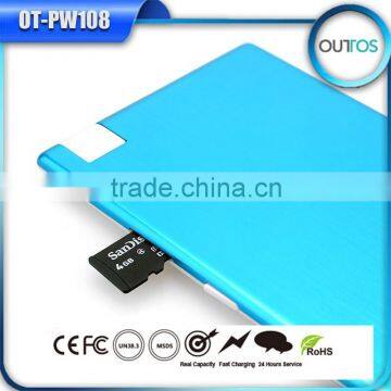 Promotional Gifts Super Slim Credit Card Li-polymer Battery Power Bank photo-2