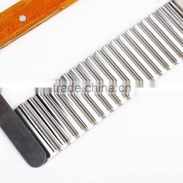 Update International New 7" Wide Commercial Crinkle, Garnish, Potato Vegetable Cutter Cutting Tool, Stainless Steel photo-2