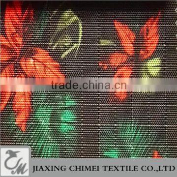 Gauze printed 500D polyester handbag fabric