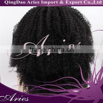 synthetic kinky curly lace front wig