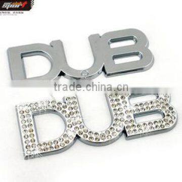 3D custom metal car letter number. metal car emblem. custom metal letter