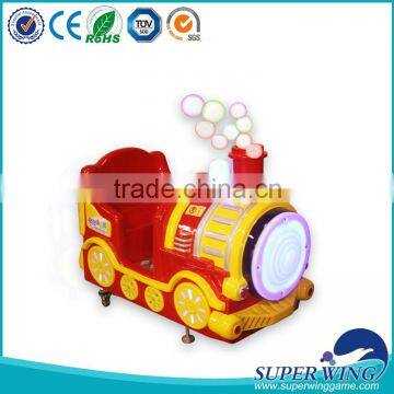 Kids Simulation Power track little train game machine