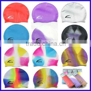 summer water proof accessories printing swimming cap