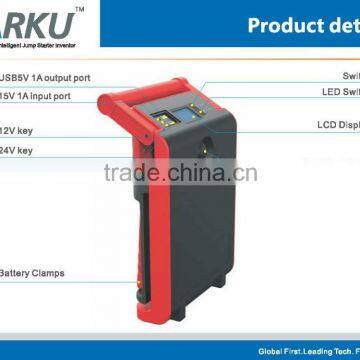 Carku 30000mAh Car Jump Starter LCD Displayer for Diesel Truck 12V/24V