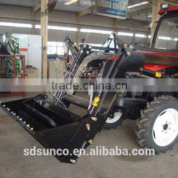 100HP 4WD hydraulic farm tractor with front end loader