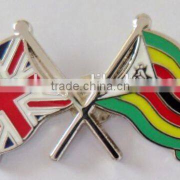 Oneok Manufacturer custom national cross flag pin badge