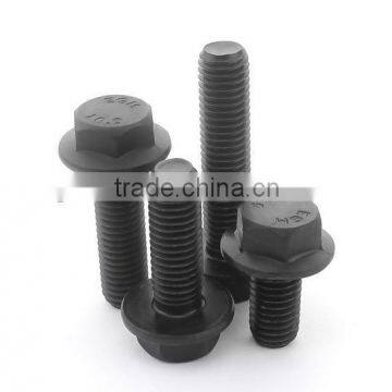 10.9 grade, hex flang bolt, flange screws, GB5789, hexagonal belt pad, M6 M8 M10 M12