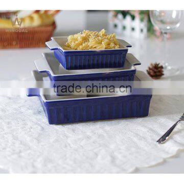 New Design Porcelain Bakeware Set Ceramic Tableware