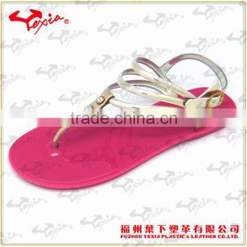 Fancy Christal bright thongs footwear bulk sale