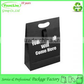 Printing fashionable craft die cut handle paper bag