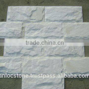 Vietnam Milky white marble split by hand for wall