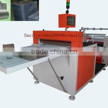 fully auto transparent plastic PVC,APET,PP sheet cutting machine