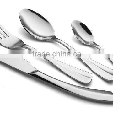 Elegant cutlery set; Stainless steel flatware wholesale