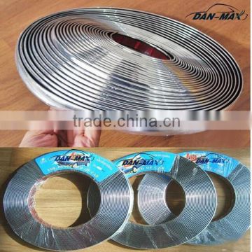 Fashion design DIY decorative pvc adhesive silver automotive chrome tape