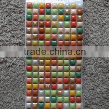 YH6118 Mix color Crystal glass mosaic tile 300x300MM