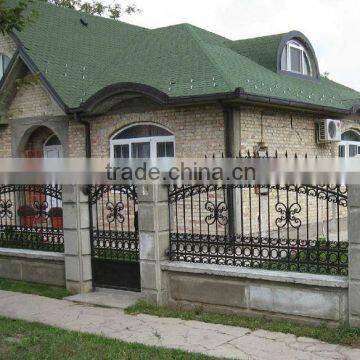 Wrought iron main gate designs for home