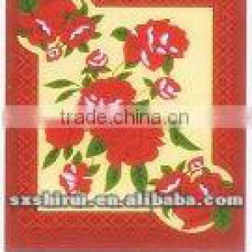100% Polyester Flower Printing Polar Fleece Blanket