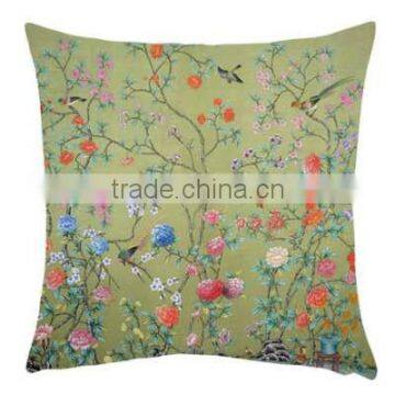 Floral Flowers Digital Printed Cushion Cover