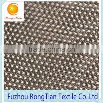 2015 Wholesale Polyester Warp Knitted Shinny Small Hole Mesh Fabric for Bags Lining photo-2