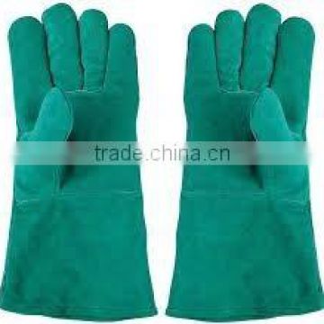 Cow split leather welding gloves