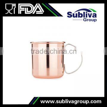 400ml Brass Antique Beer Mug Stainless Steel, Moscow Mule Solid 100% Pure Copper Mug Quality Choice photo-2