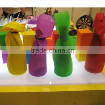 decorative high quality silicone wine bottle cover