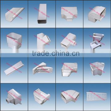 Plastic PVC rain trough made in China