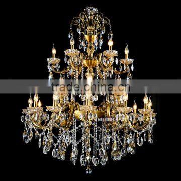 New Style Large Crystal Chandelier Crystal Chandelier Crystal Pendant Lighting MD8504 L12+6+6