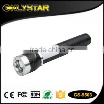 Onlystar GS-9503 adjustable focus torch emergency outdoor flashlight