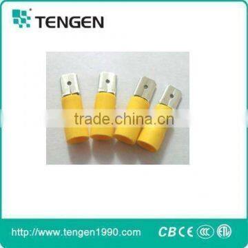 CE insulated male disconnects / fork terminal/ brass terminal