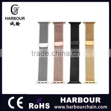 Milanese Watch Strap Loop Magnetic Closure Stainless Steel Band for Apple Watch photo-2