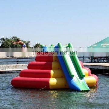 Hot Sale Cheap and Popular for Person Inflatable Floating Pyramid Water Games With Slide photo-5