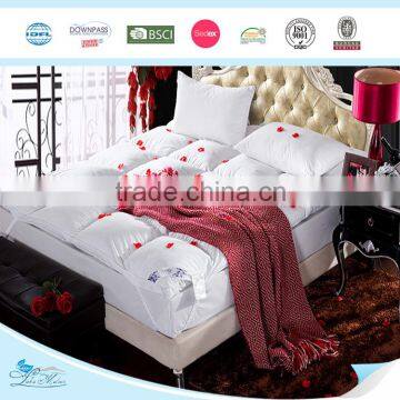 Luxury 5 star hotel standard Duck Down Mattress Topper