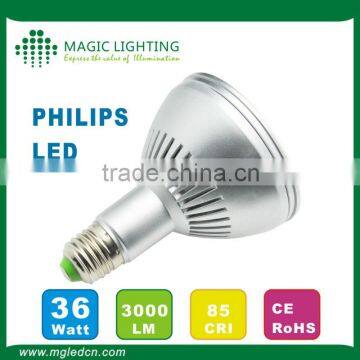Commercial Lighting Supplier Ul Listed Led Par30 5000k 36w With 16pcs Brand Chips photo-2