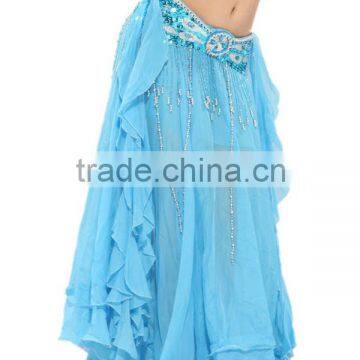 SWEGAL 2 colors available blue belly dance skirt belly dance costume dress SGBDS13016