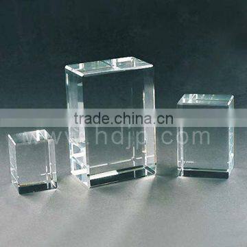 Clear blank crystal