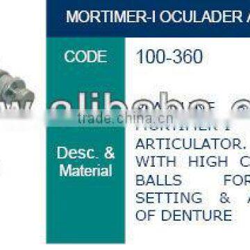 Mortimer-I Oculader Articulator,Dental instruments,dental instruments names