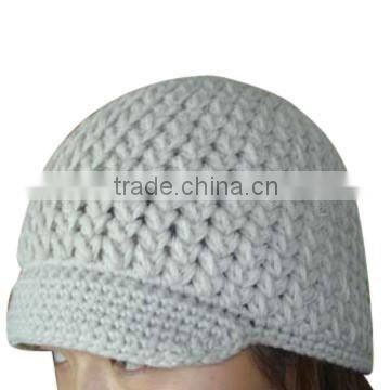 100% acrylic crochet hat crocheted knitted hat