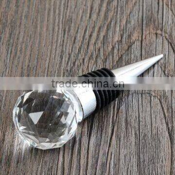 Promotional Faceted Ball Shape Crystal Wine Stopper for Party Favor photo-3