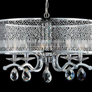 crystal candle chandelier metallic frame by Amay Lighting MD2138