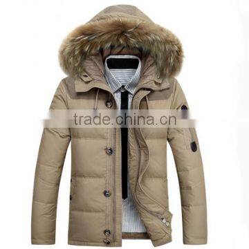 Custom men duck down jacket