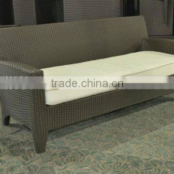 Shunde factory outdoor rattan furniture ---modular cane rattan sofa with 10cm cushion