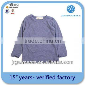 High Quality Child clothes cotton farbic Long sleeve t shirts Clothing China supplier