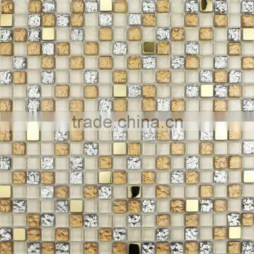 Crystal Glass Mosaic for Wall Tile and bordered Tile 1966#