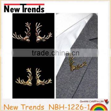 New styles deer brooch lapel pin for men multi color