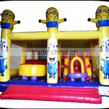 new design inflatable minion obstacle course /inflatable obstacle course combo