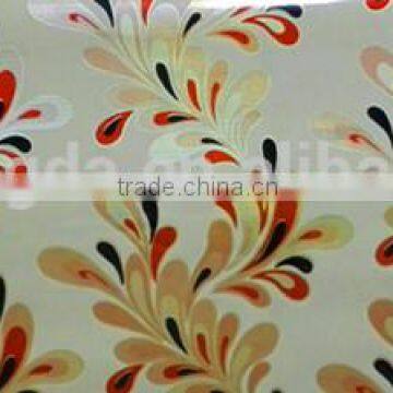 3D laser tablecloth pvc tablecloth golden color latest design