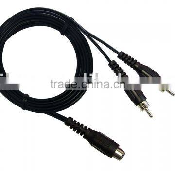 Audio Cable,RCA Jack to 2RCA Plugs