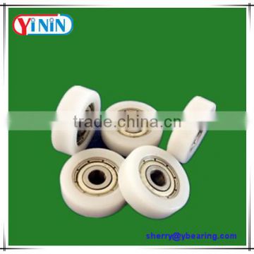 Plastic coated 626 ZZ window or door sliding pulley roller